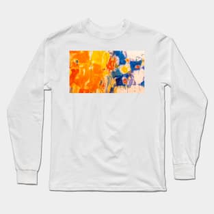 Detail of an Abstract Painting Long Sleeve T-Shirt